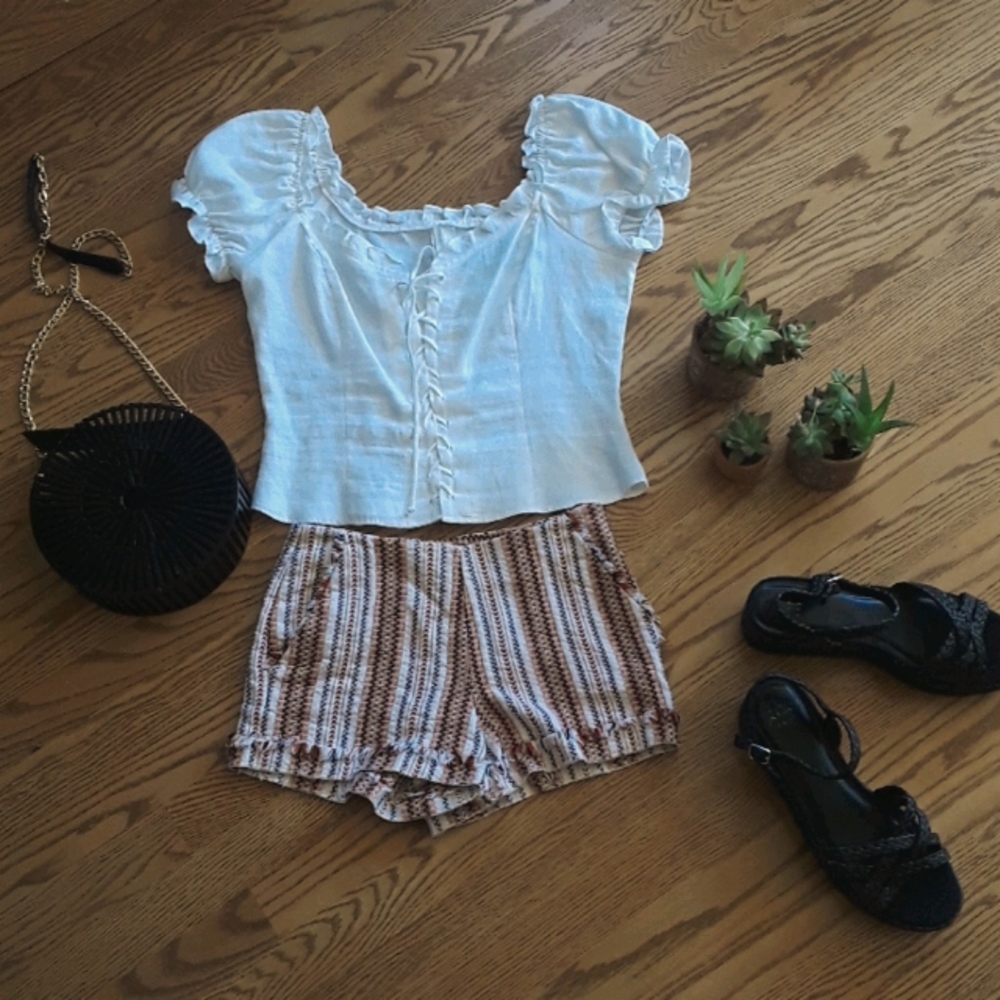 Aztec Tribal shorts by Zara